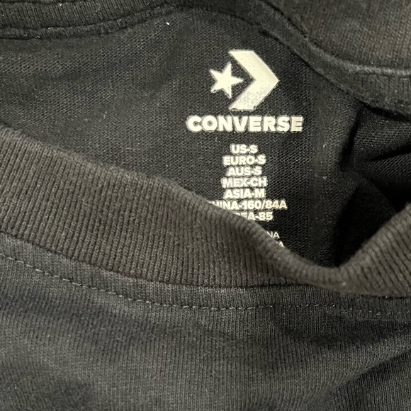 Converse Women's Black Long Sleeve Top - Picture 4 of 4